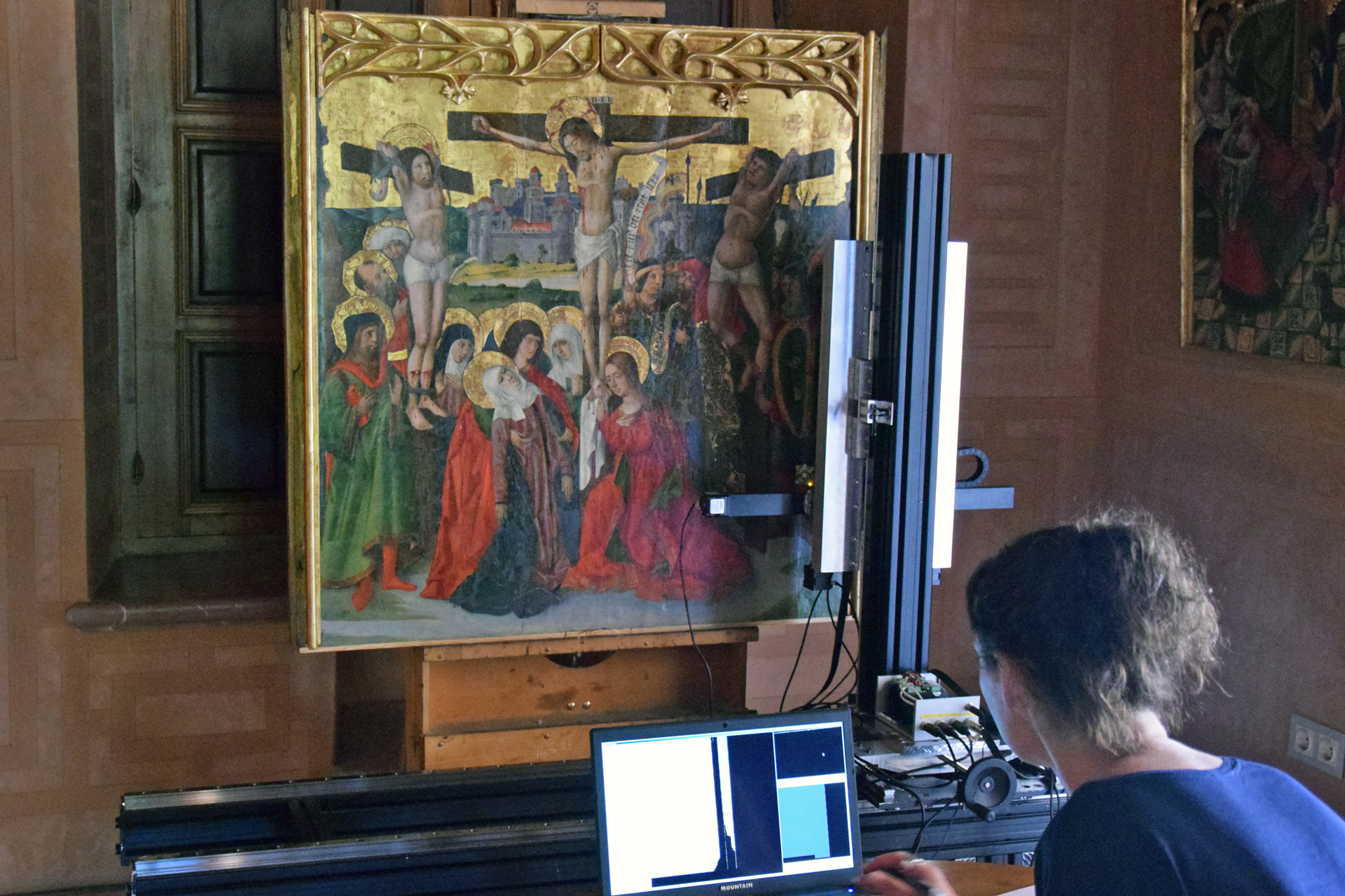 Digitalizzazione della pala d'altare del Marchese di Torrecilla