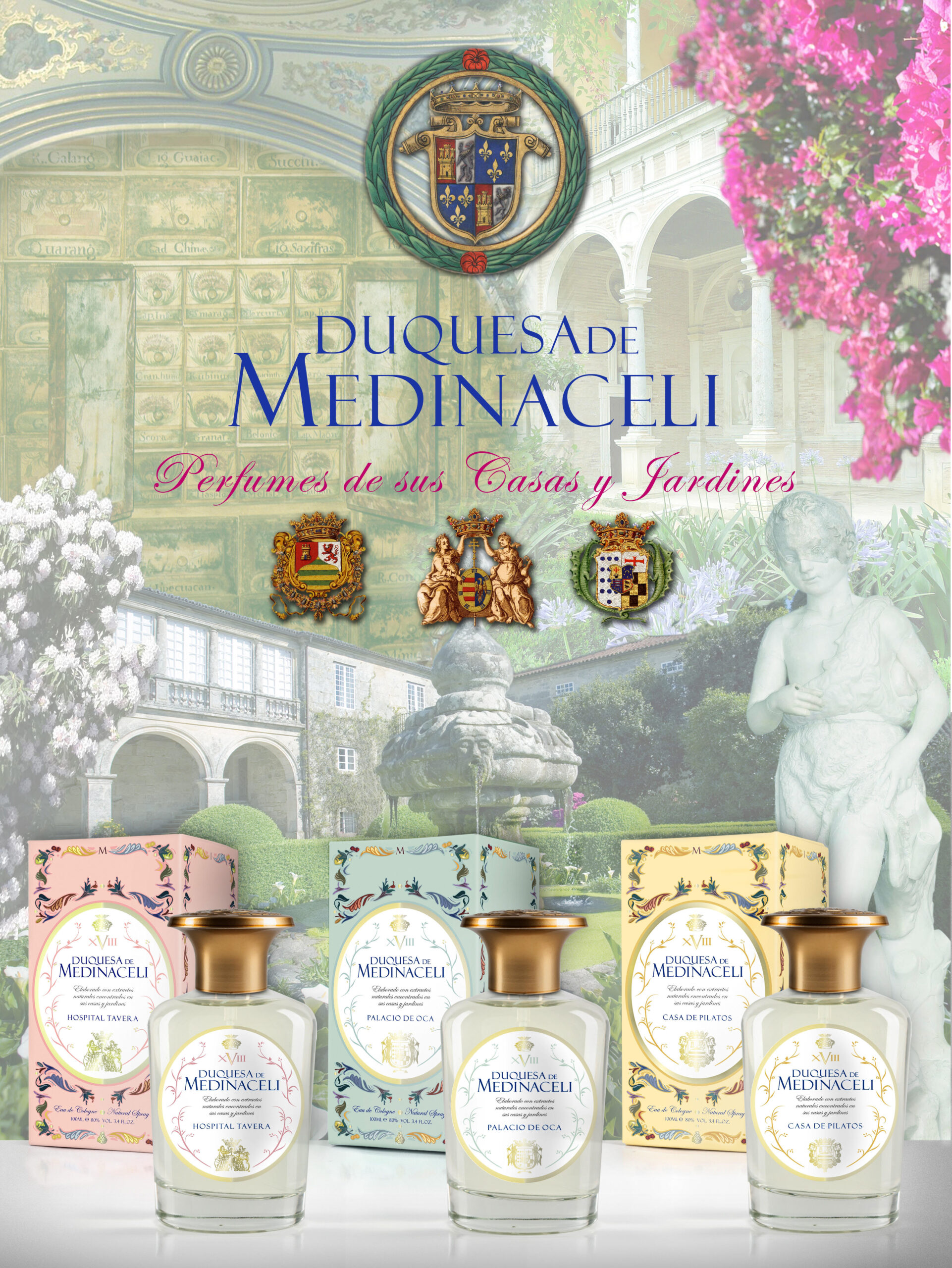 "The Foundation presents an exclusive line of "Duquesa de Medinaceli" products.