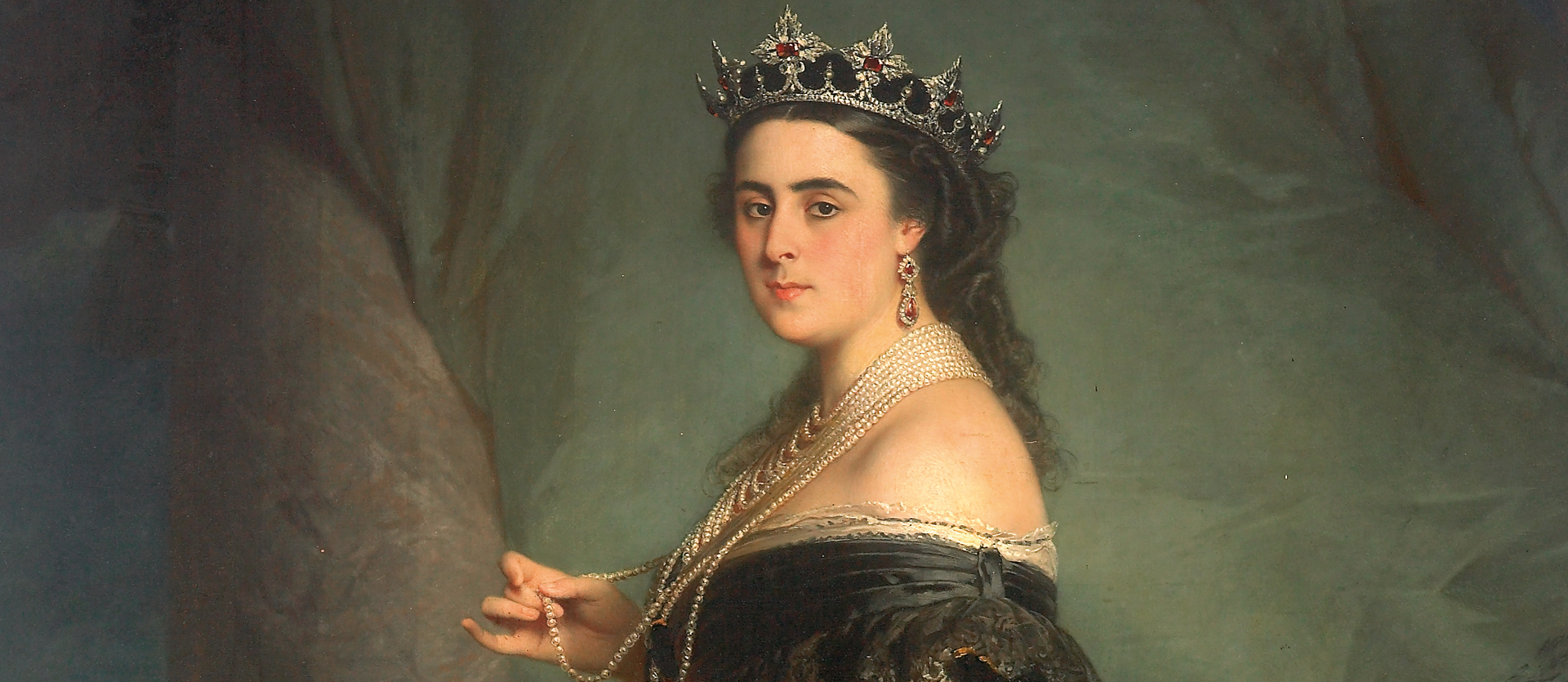Retrato de Angela Pérez de Barradas, duquesa de Medinaceli. Eduardo Dubufe. Fundación Casa Ducal de Medinaceli
