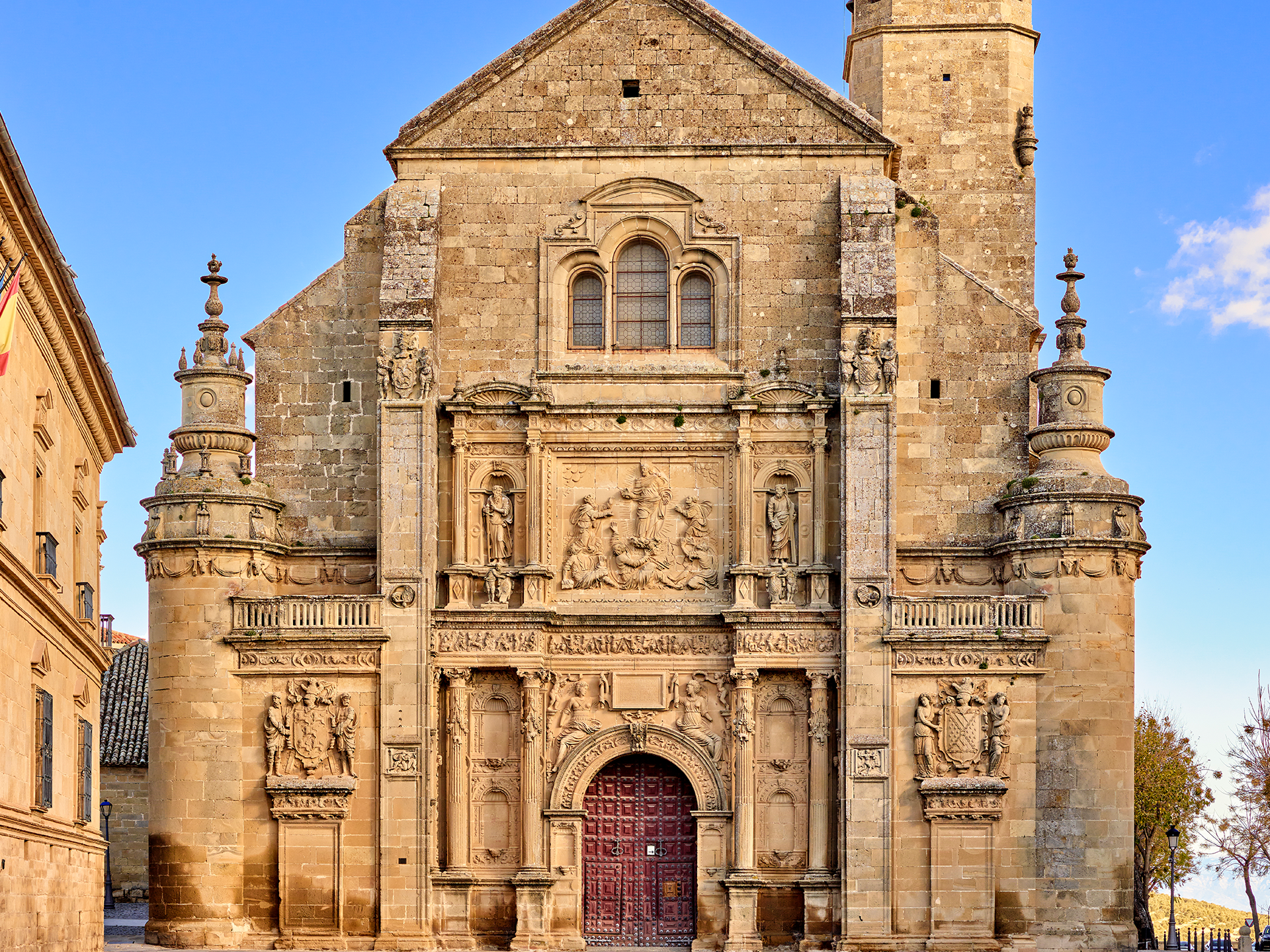 Chapelle du Sauveur, façade. Úbeda, Jaén. Fondation de la maison ducale de Medinaceli