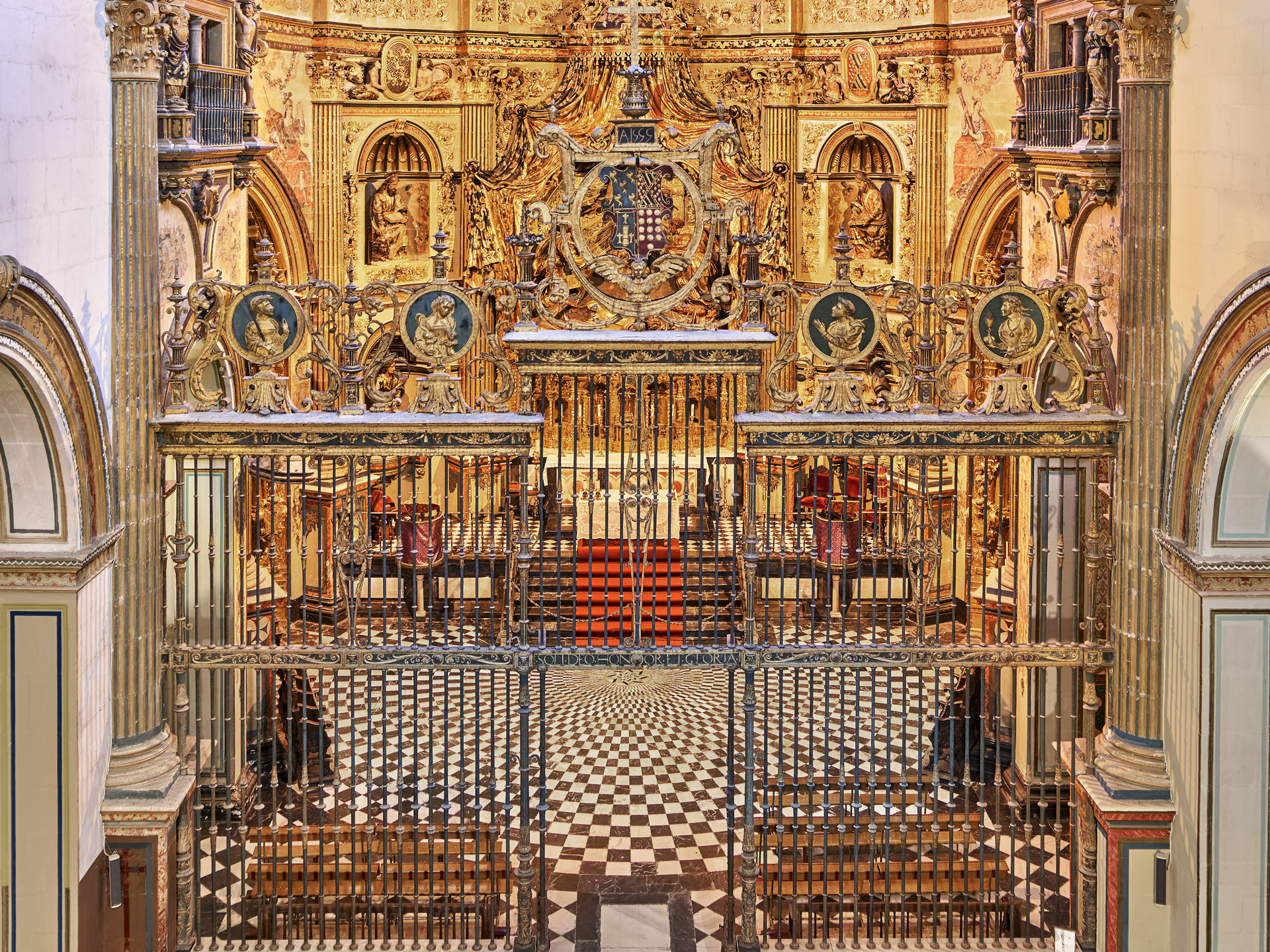  Cappella del Salvatore, griglia dell'altare maggiore, Francisco Villalpando. Úbeda, Jaén. Fondazione Casa Ducale di Medinaceli