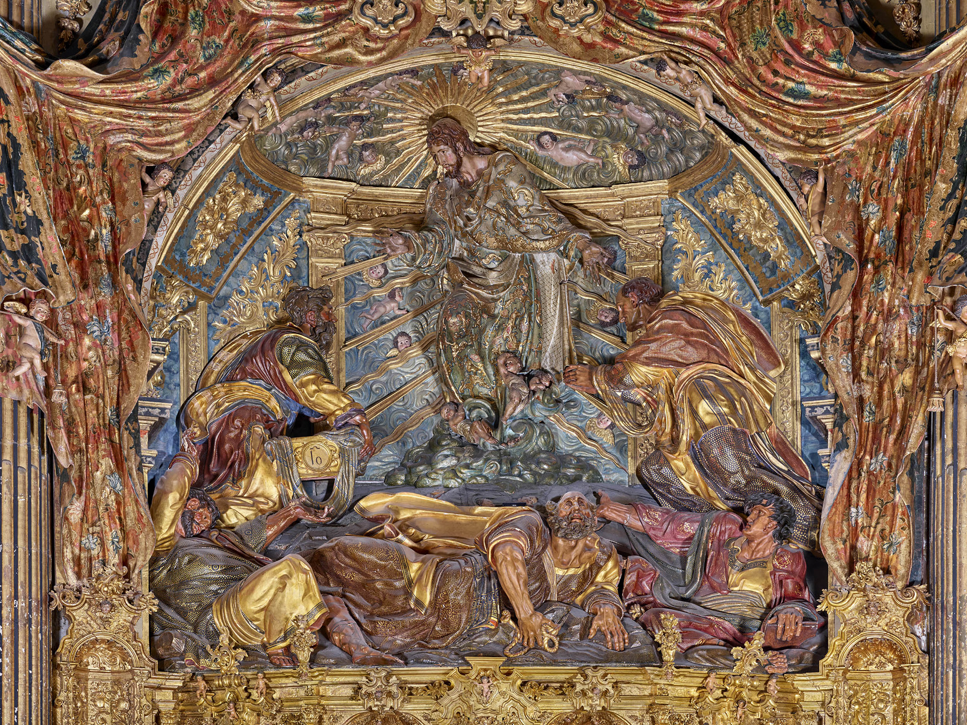 Chapelle du Sauveur, retable de la Transfiguration, Alonso de Berruguete. Úbeda, Jaén. Fondation de la Maison ducale de Medinaceli