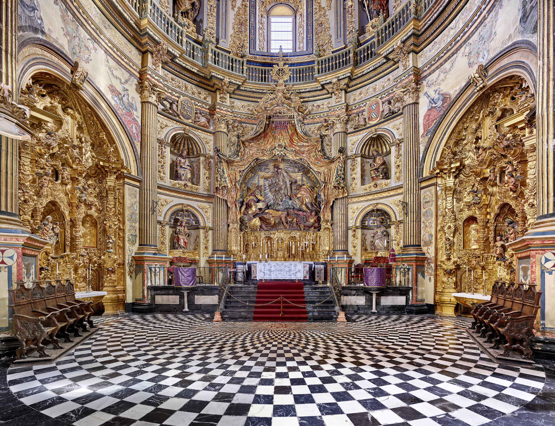 Chapelle du Sauveur, maître-autel. Úbeda, Jaén. Fondation de la Maison ducale de Medinaceli