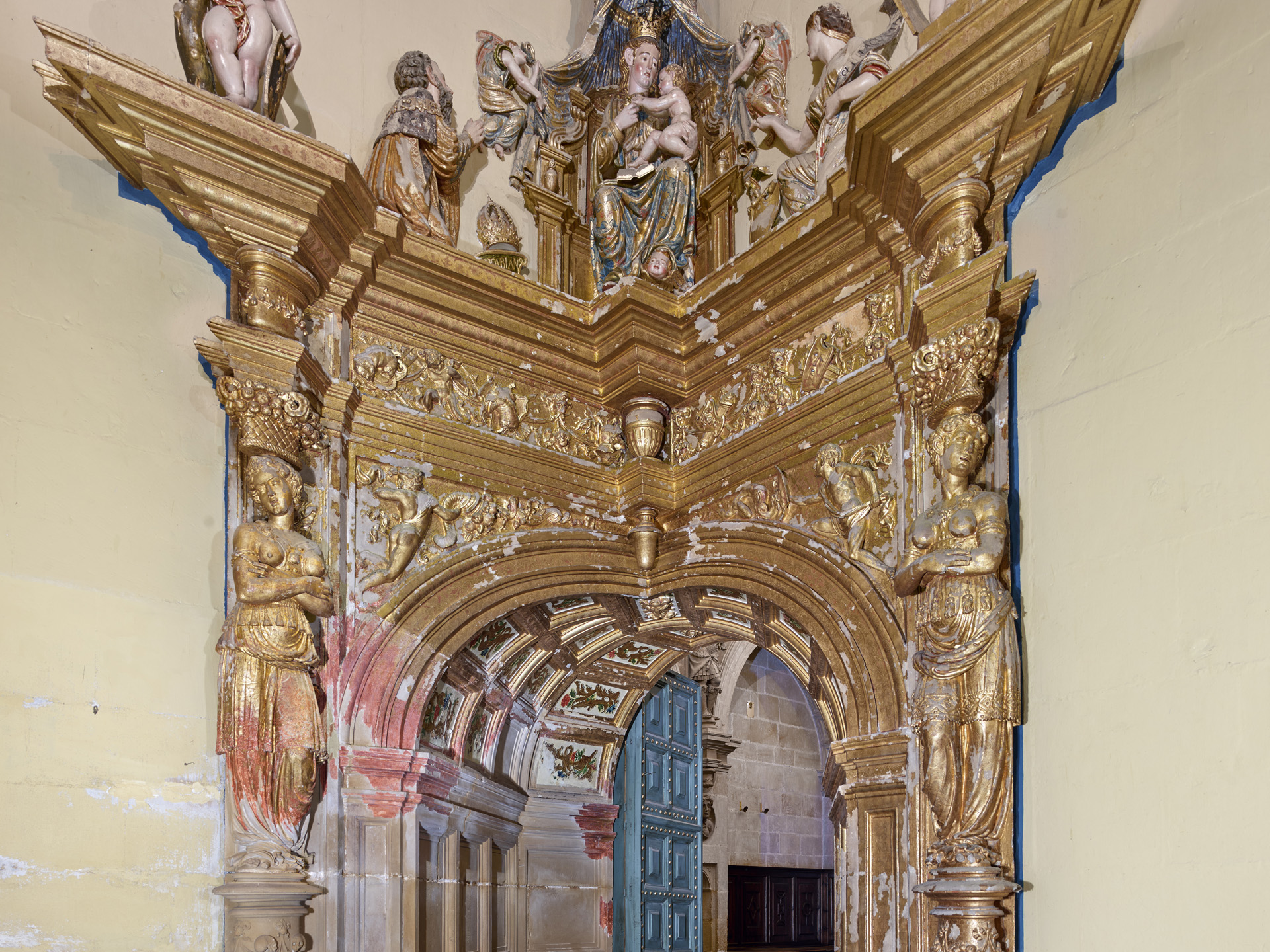Chapelle du Sauveur. Façade de la sacristie, Úbeda Jaén. Fondation de la maison ducale de Medinaceli