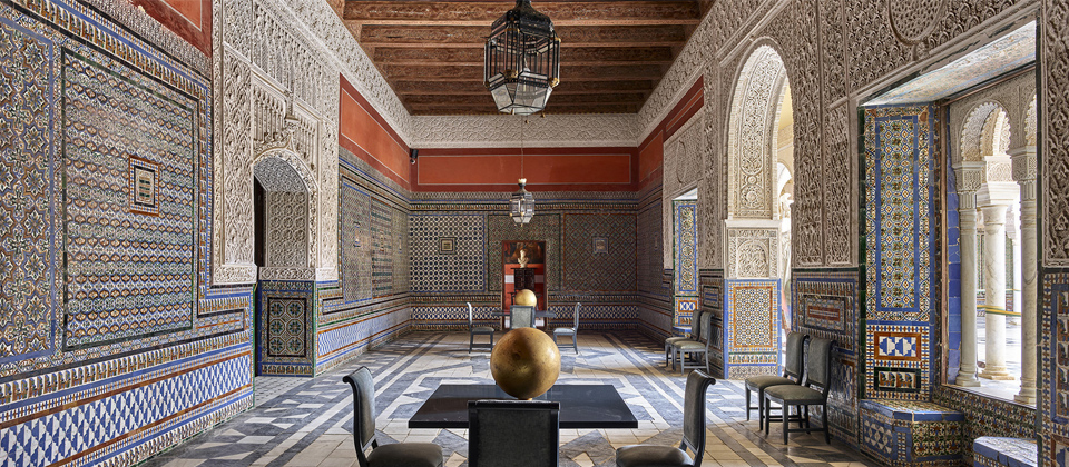 Salón del Descanso de los Jueces o Antecapilla. Casa de Pilatos. Sevilla