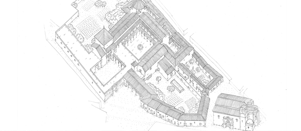 Plan of the Casa de Pilatos. 16th century