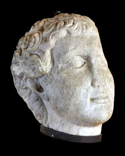 Head of a high relief
