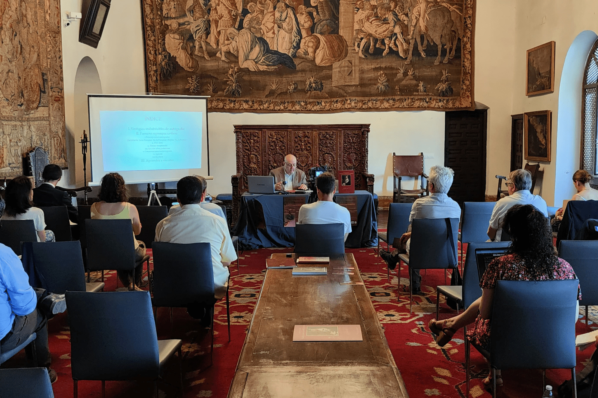 1st Meeting of Researchers of the Ducal Archive of Medinaceli at the Hospital de Tavera.