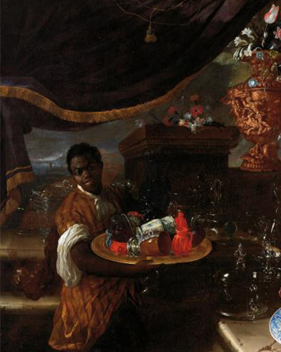 Still life with servant