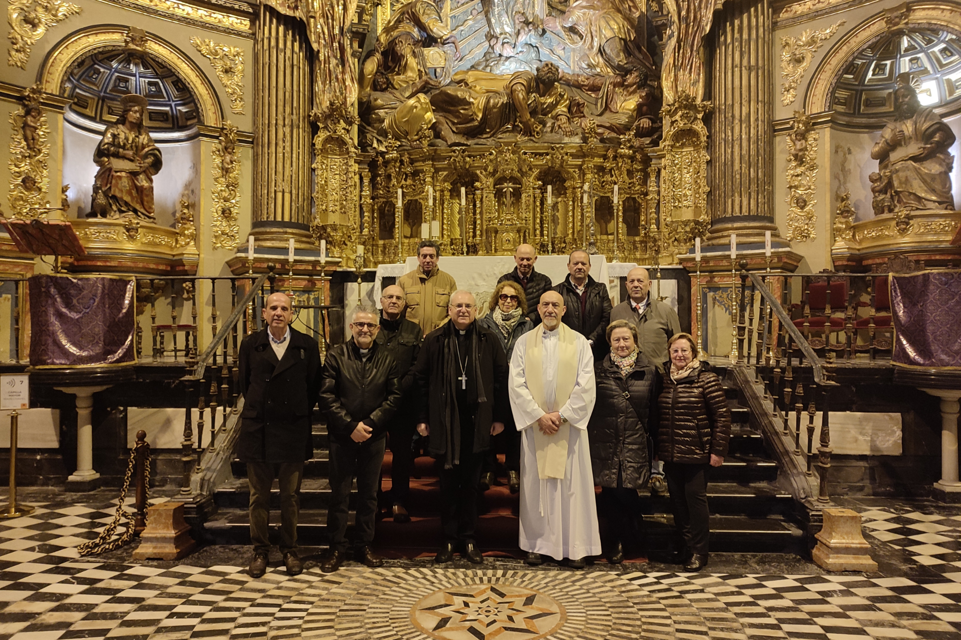 Visita Pastoral del Señor Obispo de Jaén a la Sacra Capilla de El Salvador de Úbeda