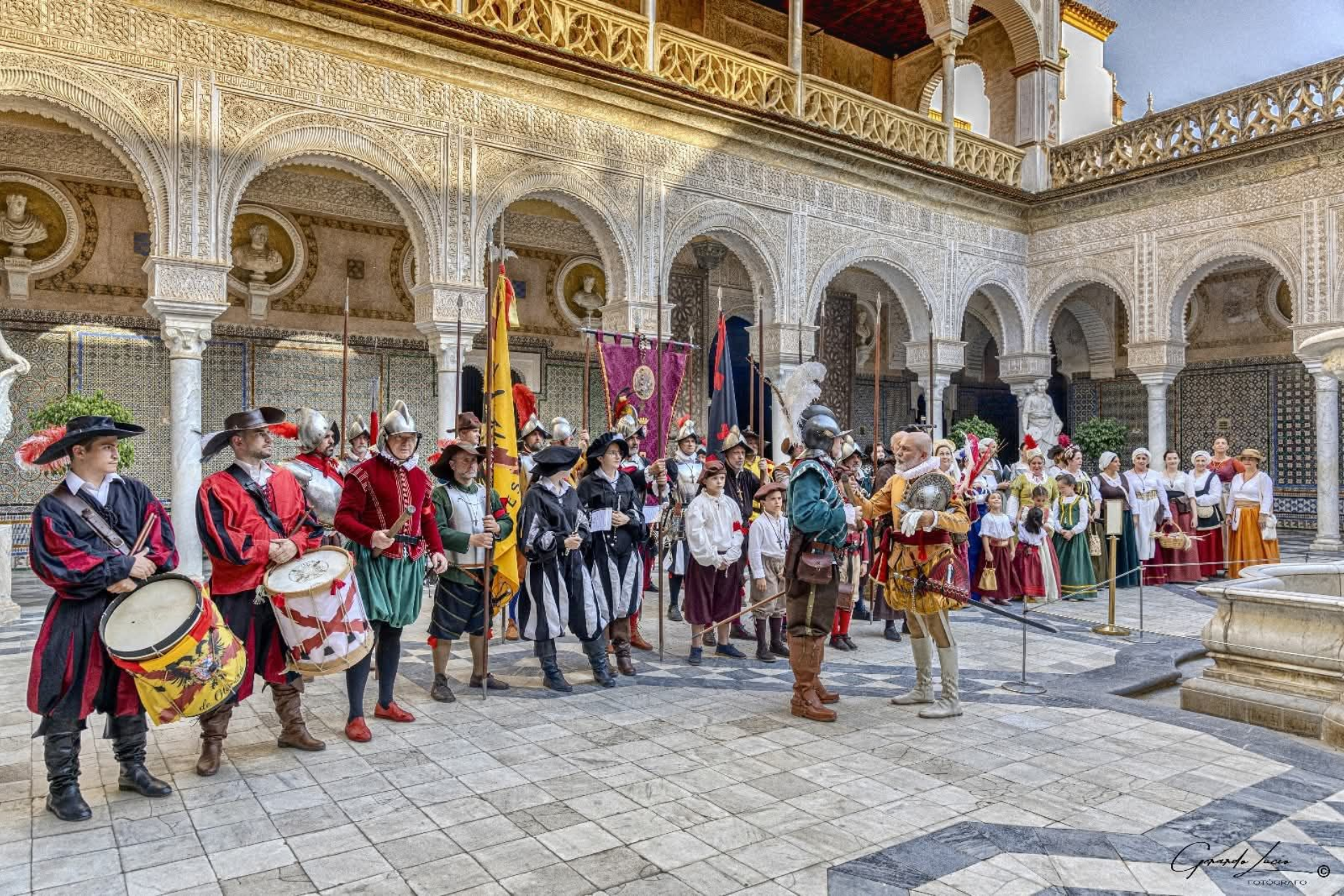 La Casa de Pilatos, punto de partida un año más del desfile de los Tercios de Olivares