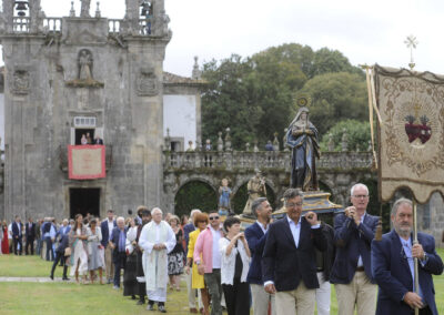 Celebración de la festividad del Sagrado Corazón en el Pazo d Oca. FARO DE VIGO